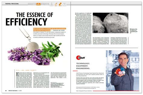 Micro-encapsulation for Products in Food, Feed & Fine Chemicals