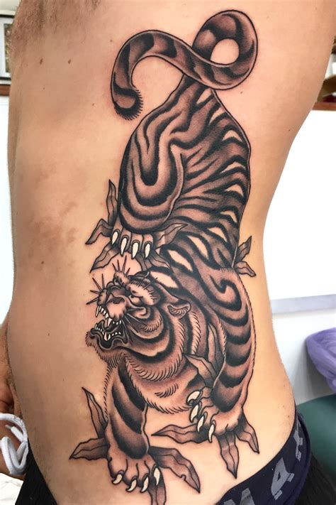 Discover More Than Tiger Rib Tattoo Super Hot In Cdgdbentre