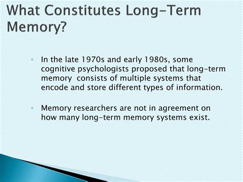 modules memory encoding storage