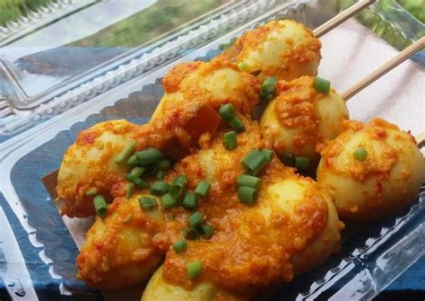 Resep Sate Telur Puyuh Oleh Mama Bilbal Cookpad