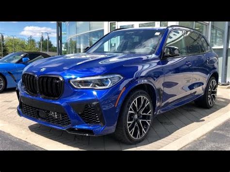 2022 BMW X5M Competition Marina Blue Metallic 617HP In Depth Visual