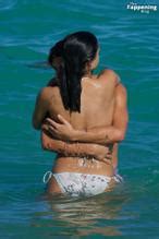 Camila Mendes Sexy Shows Off Her Beautiful Body In A Hot White Bikini At The Beach With Rudy