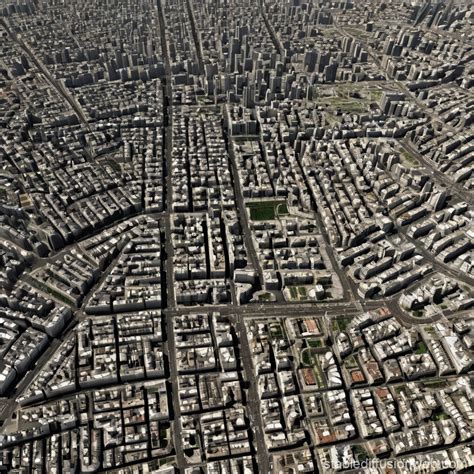 urban cityscape  trees stable diffusion