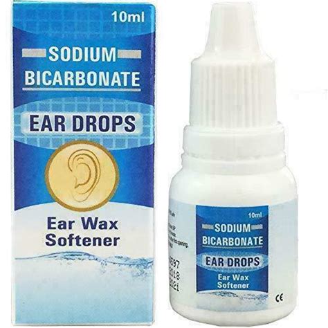 Blocked Ear Wax Remover Sodium Bicarbonate Ear Drops 10ml Ebay