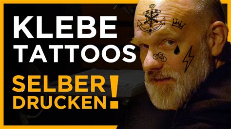 TATTOO-TRANSFERFOLIE mit Tintenstrahldrucker - GEHT DAS? - YouTube
