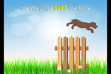 The Dog Jumps Over The Fence Animated  By Promoments Tpt