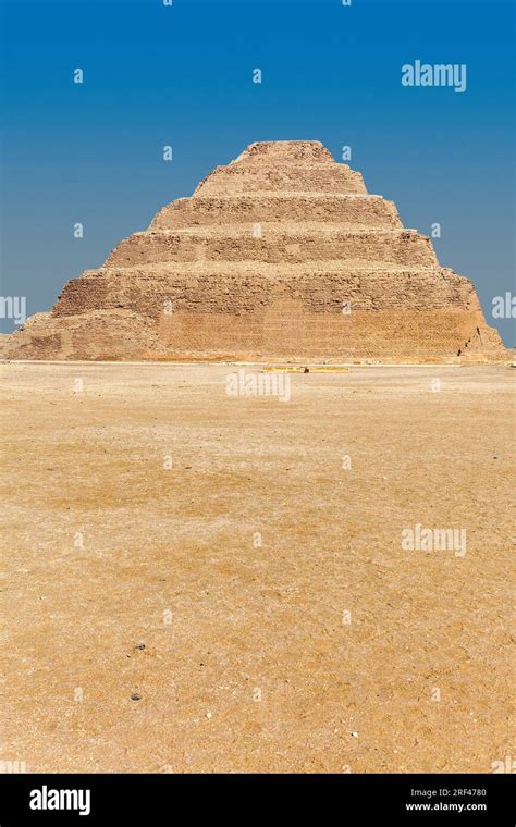 The Step Pyramid Of Djoser At Saqqara Stock Photo Alamy