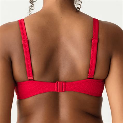 Primadonna Swim Canyon B Gel Bikini Top True Red Annadiva