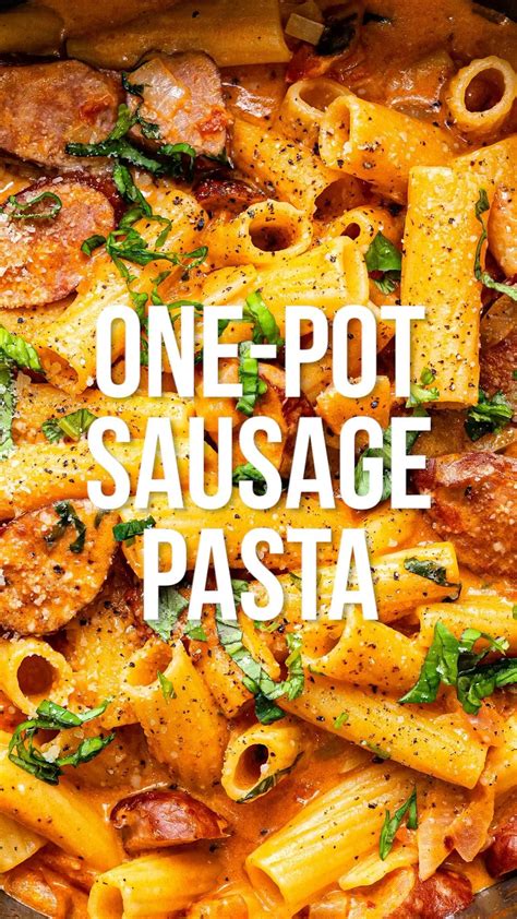 One Pot Sausage Pasta Artofit