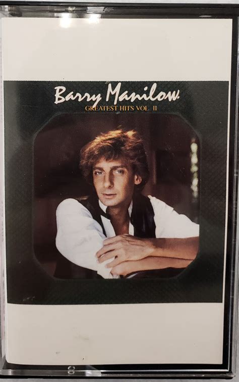 Barry Manilow Greatest Hits Vol II 1983 Cassette Discogs