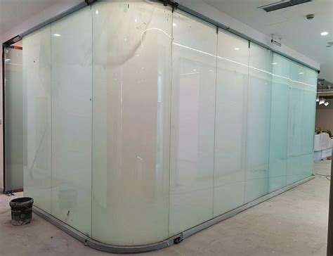 Curved Smart Glass On PDLC Film Electric Film Smart Glass