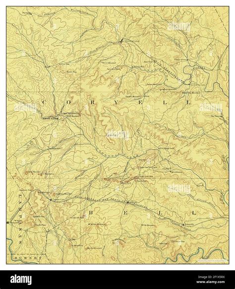 Map of gatesville texas Cut Out Stock Images & Pictures - Alamy