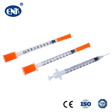 Medical Sterile Disposable Insulin Syringe U100 U50 U30 For Diabetes