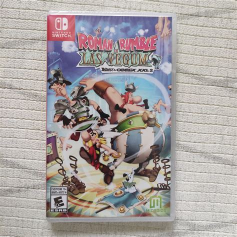 BNIB Roman Rumble In Las Vegum Asterix Obelix Xxl 2 Switch Video