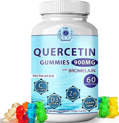 Amazon 2 Pack Quercetin Gummies Quercetin With Bromelain