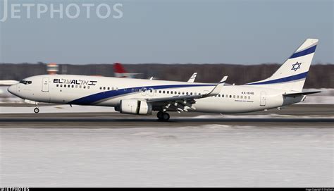 4X EHB Boeing 737 958ER El Al Israel Airlines ShipSash JetPhotos