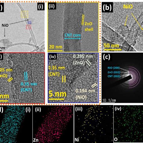 Schematic Representation Of Cnts A Cntzno Core Shell Nanostructures