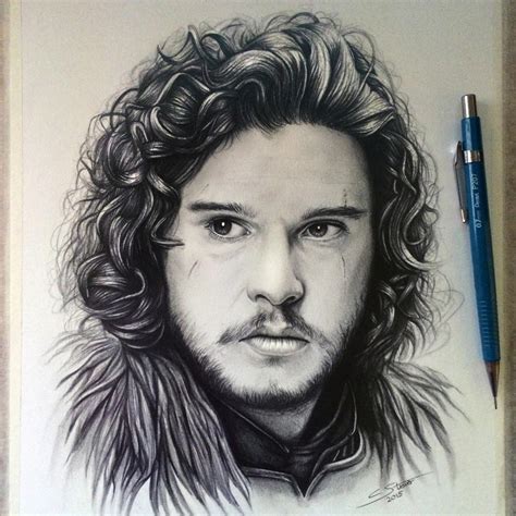 Jon Snow Drawing Game Of Thrones By Lethalchris On Deviantart