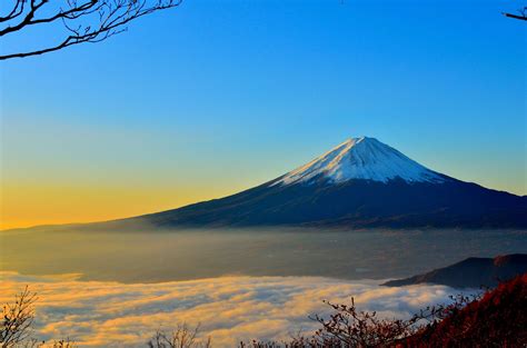 Japan Mountains Wallpapers on WallpaperDog