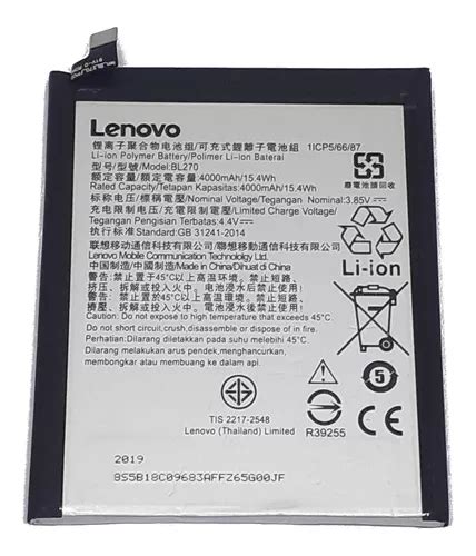 Bateria Lenovo Vibe K Plus Lcp K B Bl Parcelamento Sem