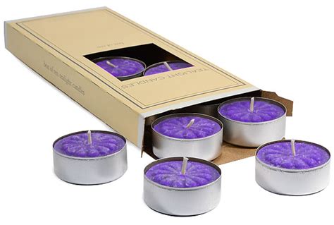 Lavender Tea Lights - CandlesWholesalers