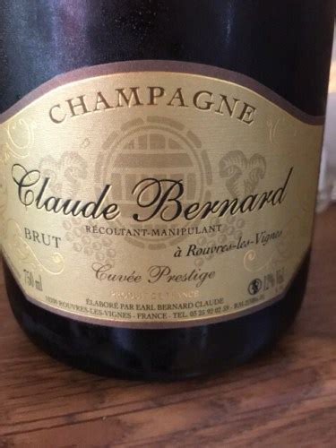 Claude Bernard Cuvée Prestige Brut Champagne Vivino Brasil