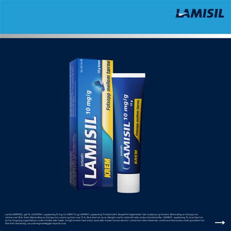 Lamisil Krem 1 15 G Fotpleie Farmasiet No