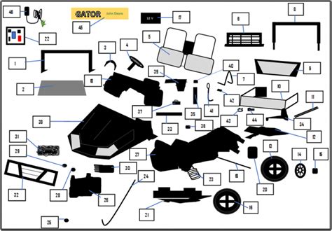 John Deere Gator Parts Diagram In Detail For Troubleshooting! - Inside ...