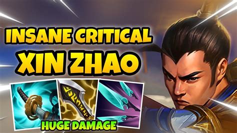 Xin Zhao Jungle Wild Rift Build Critical Ks Crazy Broken Youtube