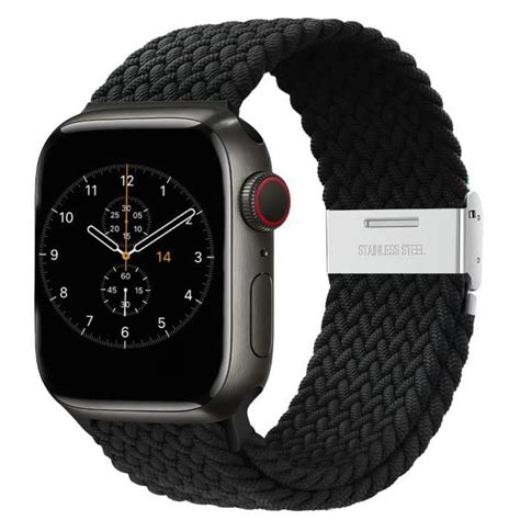 Bracelet Tressé Compatible avec Apple Watch Ultra SE Séries 8 7 6 5 4 3