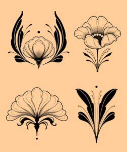 Art Nouveau Tattoos: Vintage Inspiration for Your Body Art