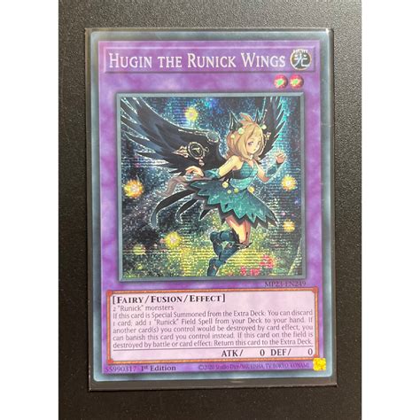 Thẻ bài Yugioh TCG UK MP23 EN249 Hugin the Runick Wings