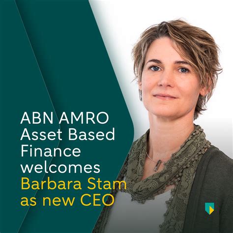 Barbara Stam Appointed As Ceo Of Abn Amro Asset Based Finance Abn