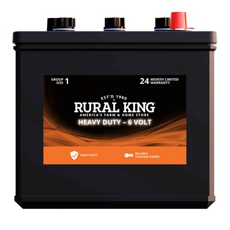 Rural King 6V Commercial Heavy Duty Series Battery CT1 3 Rural King