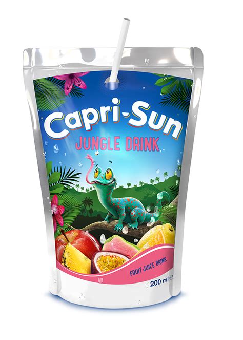 Vaisių sulčių gėrimas CAPRI SUN Jungle Drink 0 2 l x 10 vnt Karakara