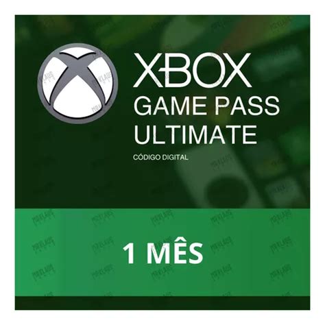 Xbox Game Pass Ultimate 1 Mês Código De 25 Dígitos Parcelamento Sem