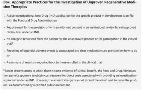 Striking Fda Hahn And Marks Jama Pub On Regenerative Clinics The Niche