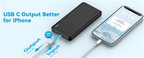 Amazon AsperX 10000mAh USB C Output Portable Charger Power Bank