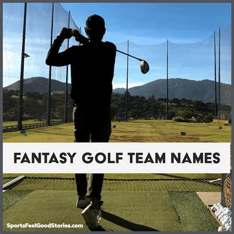 Golf Team Names For Tournaments League Play And Fantasy Ideas