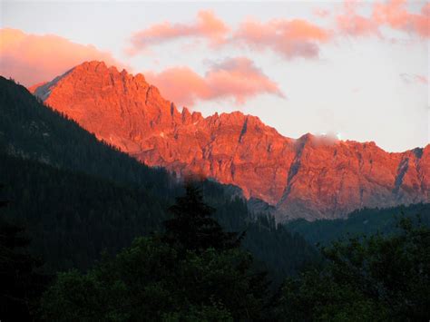 Sunset Alps Mountains Free Photo On Pixabay Pixabay