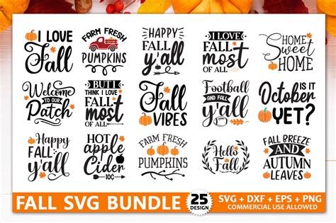 Fall SVG Bundle By Regulrcrative TheHungryJPEG