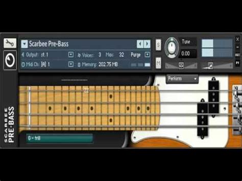 Native Instruments Scarbee Pre Bass Audio Demo Screen Capture Youtube