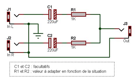 Electronique Realisations Melangeur Audio Passif 004