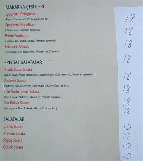 Menu At Bi Kahve Cafe Restaurant Istanbul G Ztepe Mah