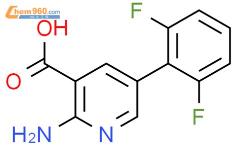 1262005 14 0 2 amino 5 2 6 difluorophenyl pyridine 3 carboxylic acid化学