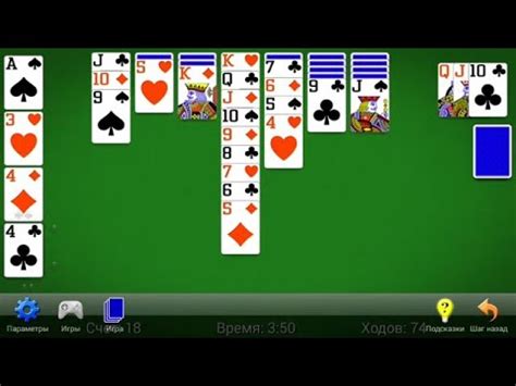 Solitaire (by MobilityWare) - card game for android - gameplay. - YouTube