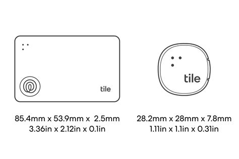 Dimensions Of A Tile Slim Sticker Pack 2024