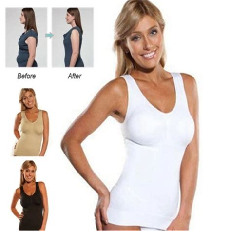 Shaper Slim Up Lift Plus Size Bra Tank Top Women Body Shaper Removable