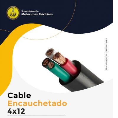 Cable Encauchetado 4x12