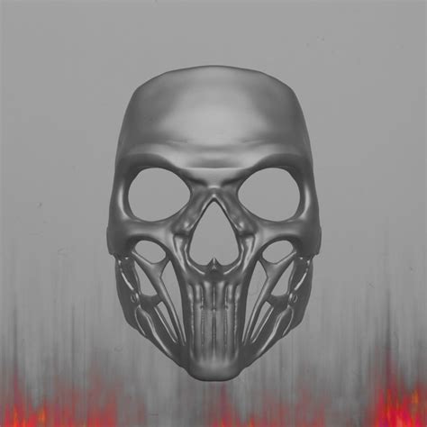 DIGITAL FILE Call of Duty MW2 Ghost Dark Rituals Operator Mask, Ghost ...